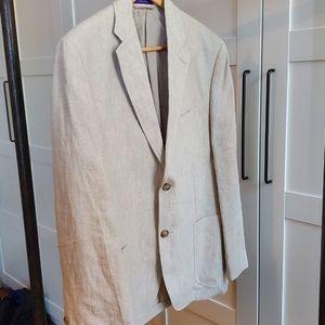 100% linen blazer